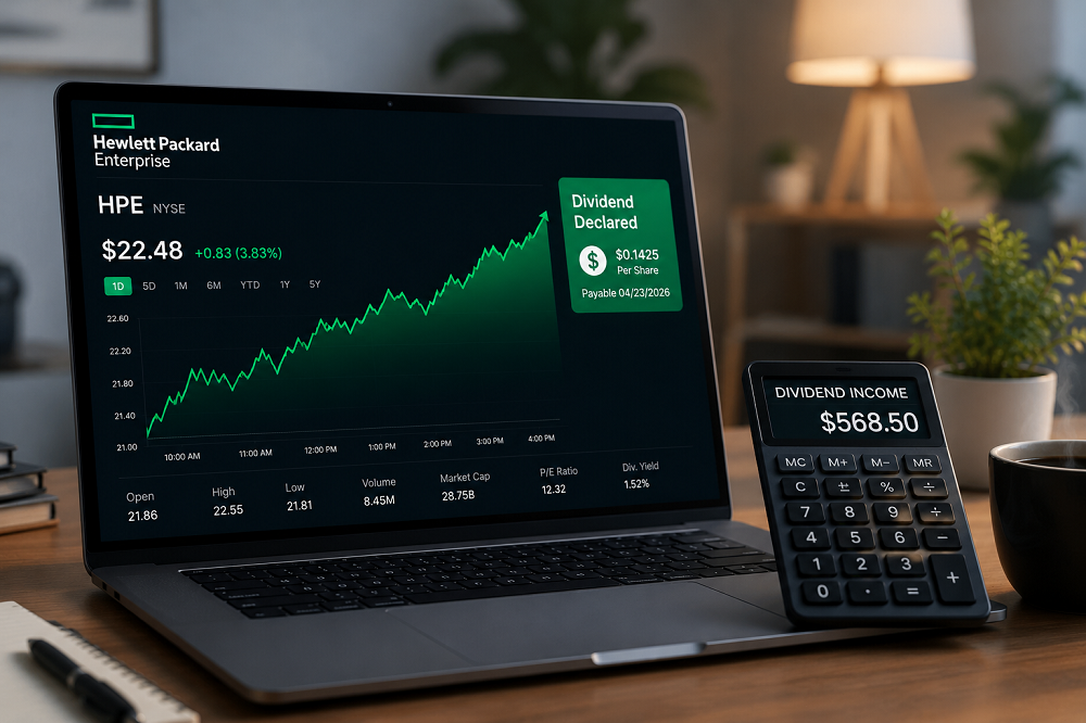 hpe stock dividend